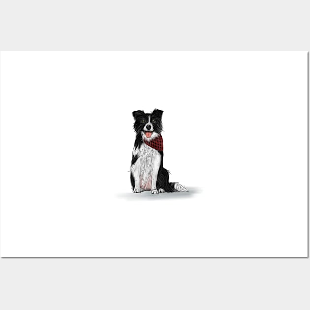 Border Collie Wall Art by cheekymare